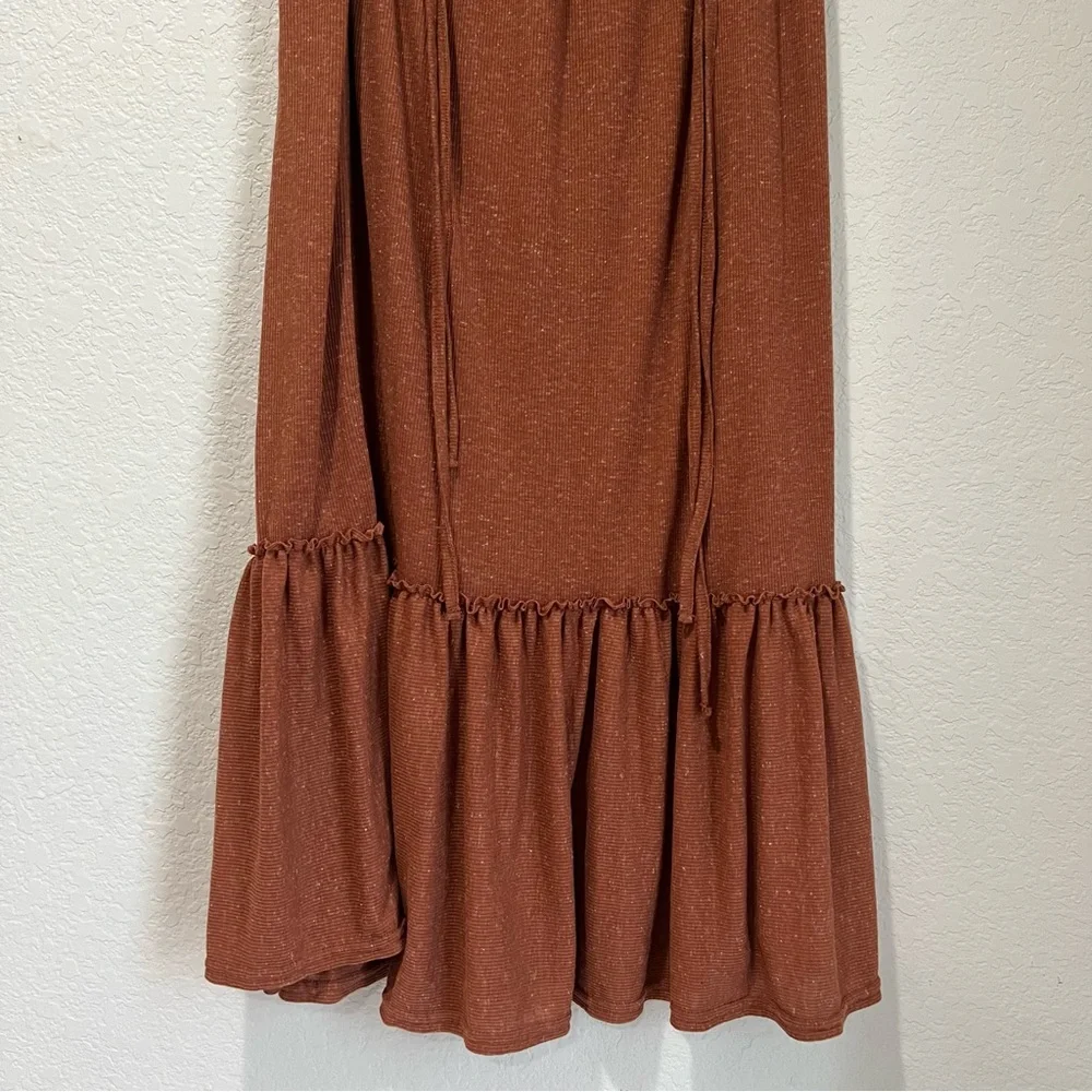 Free People Rust Halter Maxi Skirt Dress - Picture 5 of 9